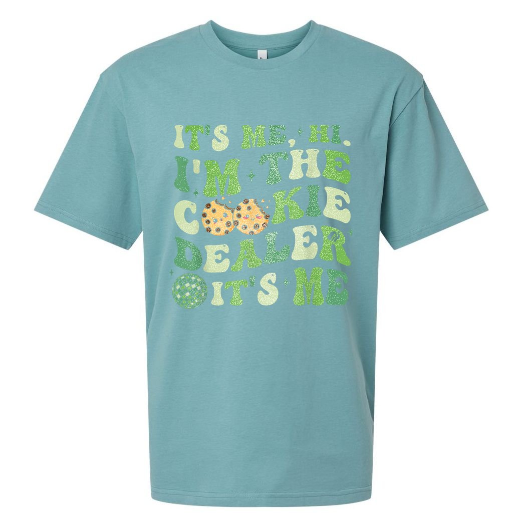 Its Me Hi Im The Cookie Dealer Scout Troop Scouting Sueded Cloud Jersey T-Shirt