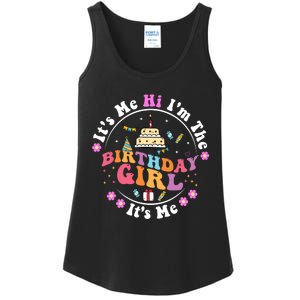 ItS Me Hi IM The Birthday Girl ItS Me Cute Birthday Party Ladies Essential Tank