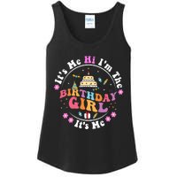 ItS Me Hi IM The Birthday Girl ItS Me Cute Birthday Party Ladies Essential Tank