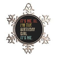 Its Me Hi Im The Birthday Girl Its Me Metallic Star Ornament