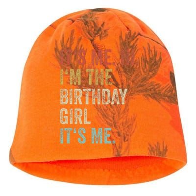 Its Me Hi Im The Birthday Girl Its Me Kati - Camo Knit Beanie