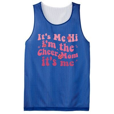 ItS Me Hi IM The Cheer Mom ItS Me Happy Mothers Day Cheer Gift Mesh Reversible Basketball Jersey Tank