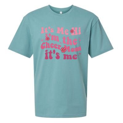 ItS Me Hi IM The Cheer Mom ItS Me Happy Mothers Day Cheer Gift Sueded Cloud Jersey T-Shirt