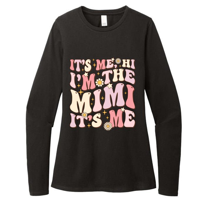 Its Me Hi IM The Mimi ItS Me Funny Groovy Mimi Womens CVC Long Sleeve Shirt