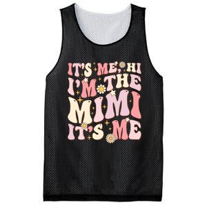 Its Me Hi IM The Mimi ItS Me Funny Groovy Mimi Mesh Reversible Basketball Jersey Tank