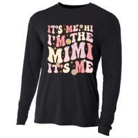 Its Me Hi IM The Mimi ItS Me Funny Groovy Mimi Cooling Performance Long Sleeve Crew