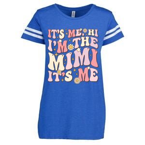 Its Me Hi IM The Mimi ItS Me Funny Groovy Mimi Enza Ladies Jersey Football T-Shirt