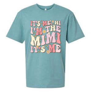 Its Me Hi IM The Mimi ItS Me Funny Groovy Mimi Sueded Cloud Jersey T-Shirt