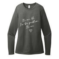 It's Me, Hi, I'm The Problem Womens CVC Long Sleeve Shirt