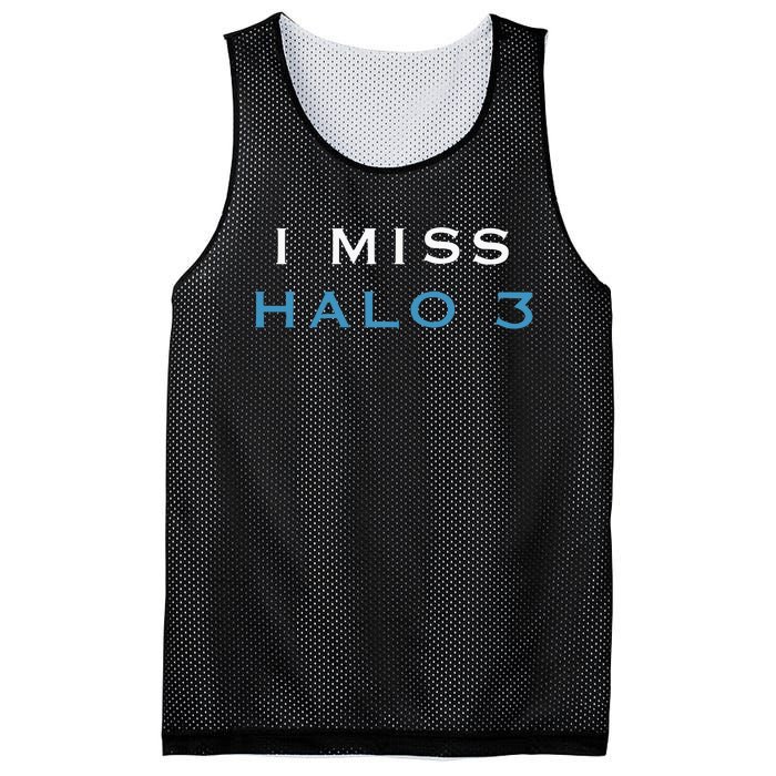 I Miss Halo 3 Mesh Reversible Basketball Jersey Tank