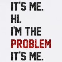 Its Me. Hi. Im The Problem. Its Me Funny Apron