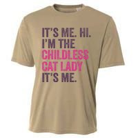 Its Me Hi IM The Childless Cat Lady ItS Me Cooling Performance Crew T-Shirt