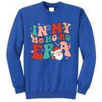 In My Ho Ho Ho Era Santa Claus Xmas Groovy Retro Christmas Gift Sweatshirt