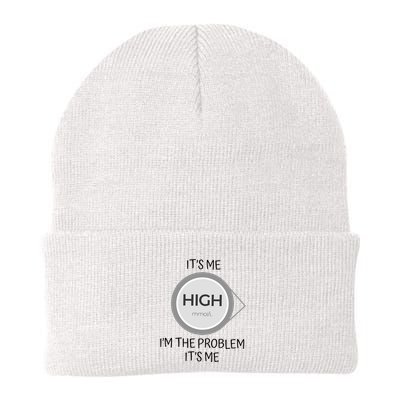 Its Me High Mmol L Im The Problem Its Me Funny Anti Hero Knit Cap Winter Beanie