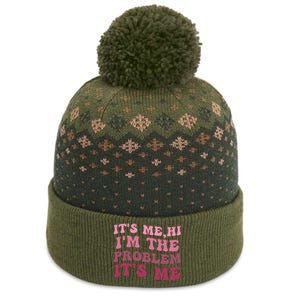 It's Me Hi I'm the Problem It's Me Funny Quote  The Baniff Cuffed Pom Beanie