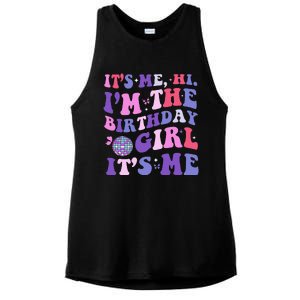 Its Me Hi IM The Birthday Girl Its Me Birthday Era Party Ladies PosiCharge Tri-Blend Wicking Tank