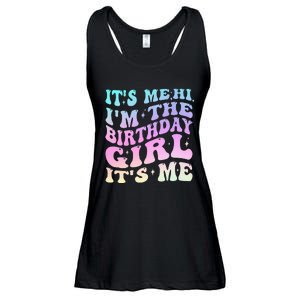 ItS Me Hi IM The Birthday Girl ItS Me Birthday Party Ladies Essential Flowy Tank