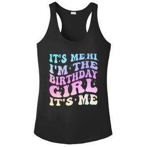 ItS Me Hi IM The Birthday Girl ItS Me Birthday Party Ladies PosiCharge Competitor Racerback Tank