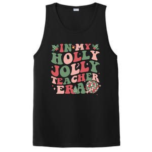 In My Holly Xmas Jolly Teacher Era Christmas Teacher Vibes PosiCharge Competitor Tank