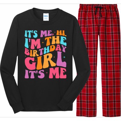 ItS Me Hi IM The Birthday Girl Its Me Birthday Party Women Long Sleeve Pajama Set