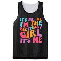 ItS Me Hi IM The Birthday Girl Its Me Birthday Party Women Mesh Reversible Basketball Jersey Tank