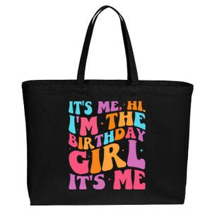 ItS Me Hi IM The Birthday Girl Its Me Birthday Party Women Cotton Canvas Jumbo Tote