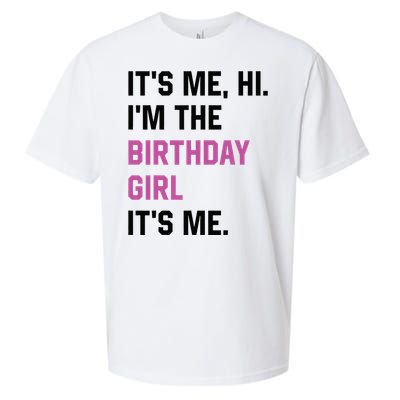 ItS Me Hi IM The Birthday Girl Its Me Birthday Party Women Sueded Cloud Jersey T-Shirt