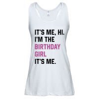 ItS Me Hi IM The Birthday Girl Its Me Birthday Party Women Ladies Essential Flowy Tank