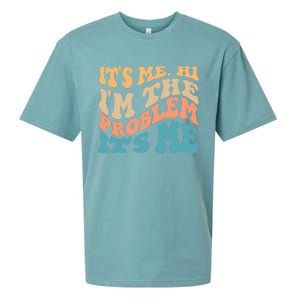 It's Me Hi I'm the Problem It's Me Funny Quote  Sueded Cloud Jersey T-Shirt