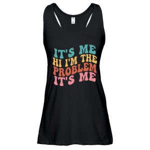 Its Me Hi I'm the Problem Its Me Groovy Retro Ladies Essential Flowy Tank