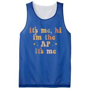 Its Me Hi Im The Ap Its Me Funny Assistant Principal Mesh Reversible Basketball Jersey Tank