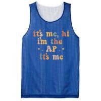 Its Me Hi Im The Ap Its Me Funny Assistant Principal Mesh Reversible Basketball Jersey Tank