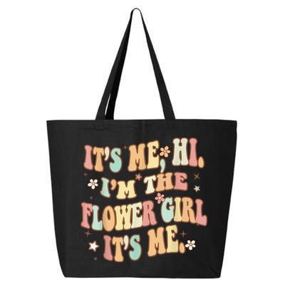 Its Me Hi Im The Flower Girl Its Me Groovy Flower Girl 25L Jumbo Tote