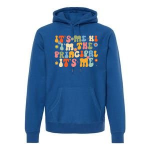 Its Me Hi Im The Principal Teacher Retro Back To School Premium Hoodie