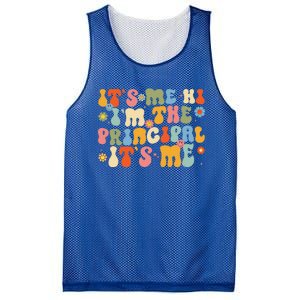 Its Me Hi Im The Principal Teacher Retro Back To School Mesh Reversible Basketball Jersey Tank