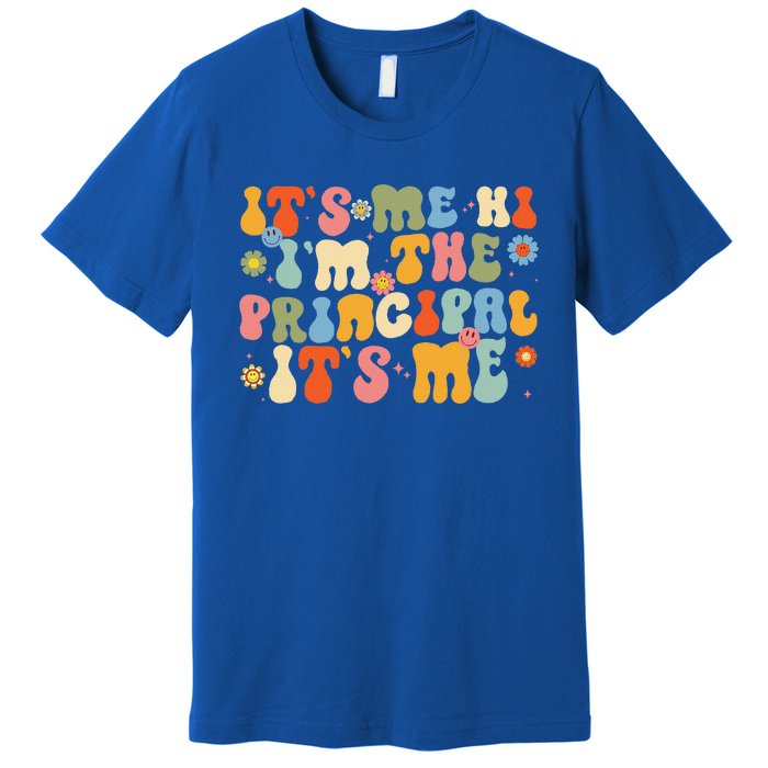 Its Me Hi Im The Principal Teacher Retro Back To School Premium T-Shirt