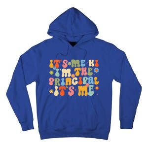 Its Me Hi Im The Principal Teacher Retro Back To School Tall Hoodie