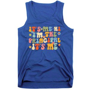 Its Me Hi Im The Principal Teacher Retro Back To School Tank Top