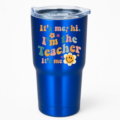 It's Me Hi I'm The Teacher It's Me Funny Quotes Teacher Tumbler
