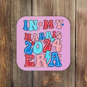 In My Harris 2024 Era Retro Groovy Vote For President Women Coaster