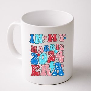 In My Harris 2024 Era Retro Groovy Vote For President Women Coffee Mug