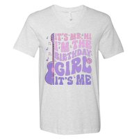 ItS Me Hi IM The Birthday Girl ItS Me Cute Birthday Party V-Neck T-Shirt