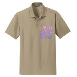 ItS Me Hi IM The Birthday Girl ItS Me Cute Birthday Party Dry Zone Grid Polo