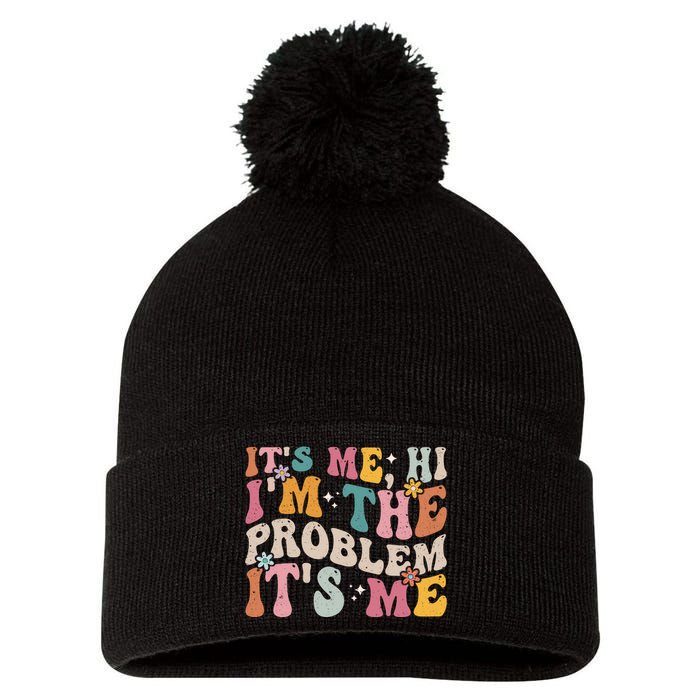 It's Me, Hi I'm The Problem It's Me Pom Pom 12in Knit Beanie