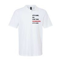 Its Me Hi Im The Husband Me & Funny Couples Softstyle Adult Sport Polo