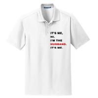 Its Me Hi Im The Husband Me & Funny Couples Dry Zone Grid Polo