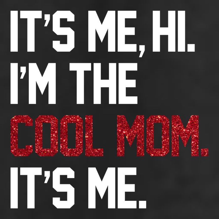 Its Me Hi Im The Cool Mom Its Me 7 Panel Mesh Trucker Snapback Hat