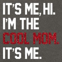 Its Me Hi Im The Cool Mom Its Me Cotton Canvas Backpack