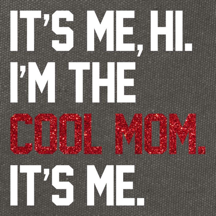 Its Me Hi Im The Cool Mom Its Me Cotton Canvas Backpack