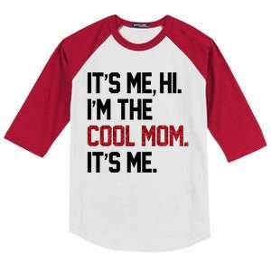 Its Me Hi Im The Cool Mom Its Me Kids Colorblock Raglan Jersey